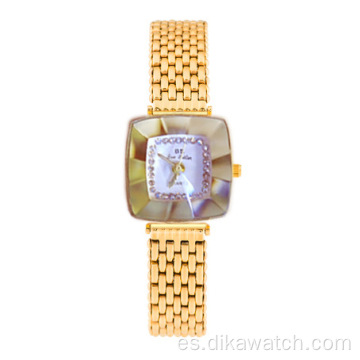 BS FA1197 reloj de mujer de marca china para mujer con encanto de lujo de acero inoxidable de oro rosa de cuarzo relojes de moda a prueba de agua